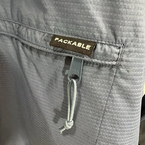 Columbia Jacket Men’s XL Packable Windbreaker Rain Vest Removable Sleeves - Picture 12 of 15